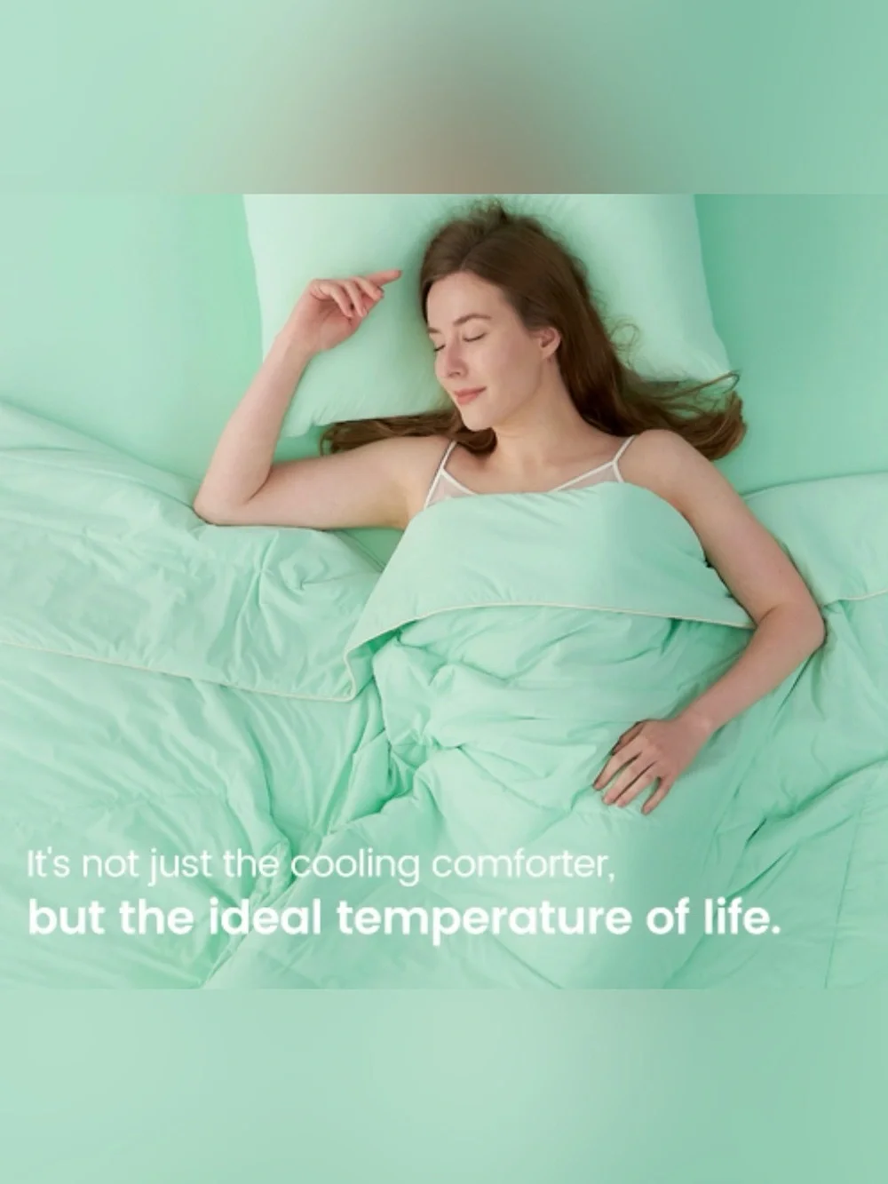 Dream Valley Outlast Cooling Comforter King Mint Macaron 106